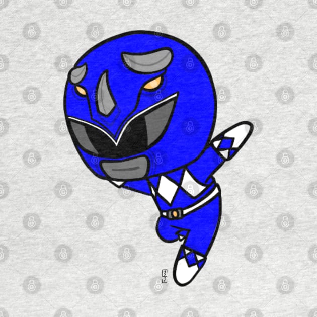 Chibi Blue Ranger by Not Too Shoddy